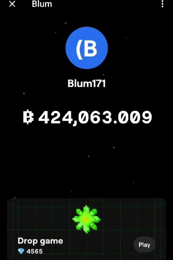 Blum telegram Bot screenshot