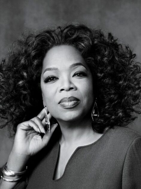 Oprah Winfrey, a global icon of resilience, overcoming adversity to achieve unparalleled success.